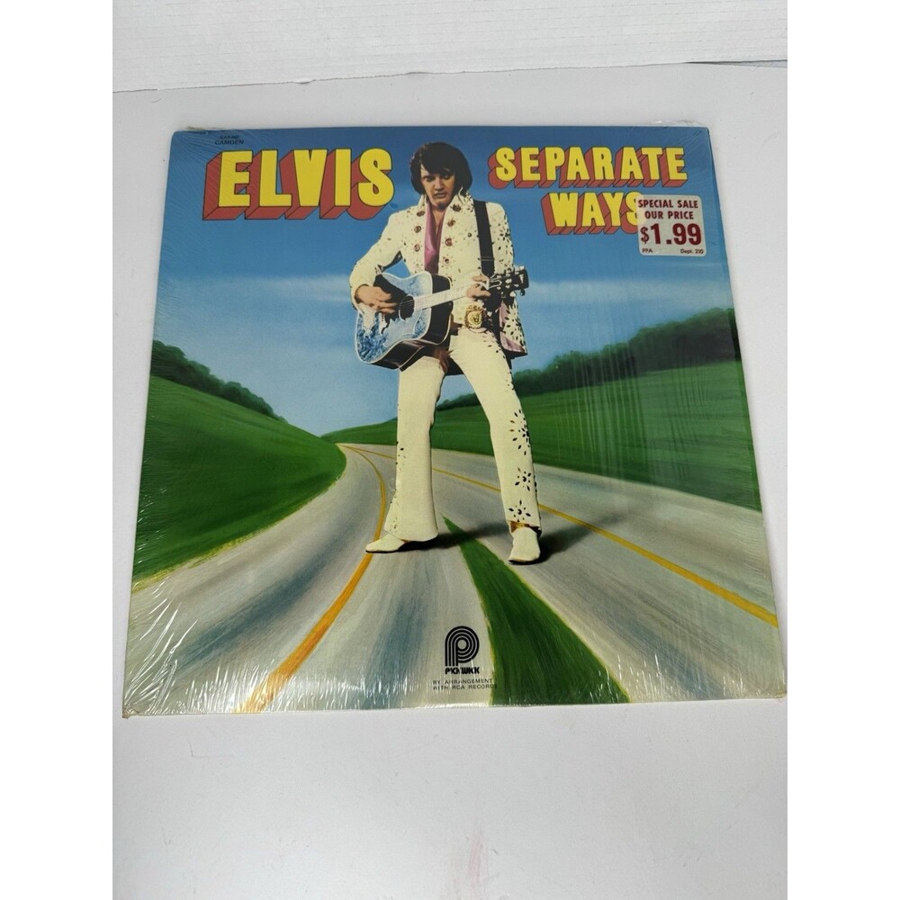 ELVIS PRESLEY "SEPARATE WAYS" VINYL LP CAMDEN 1972 RCA CAS-2611